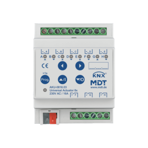 KNX Universal Actuator 8F 16A 100μF AKU-0816.03