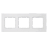 Plastic Frame 3-Fold for KNX 55mm systems