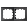 Plastic Frame 2-Fold for KNX 55mm systems