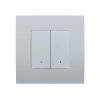 Qbus Push Button 2F Niko Silver