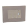 biticino Push Button 4+4F Motion Temp RGB Led. SWC04T/YNB Stone